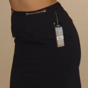 Kasper & Company New Dark Blue Lined Skirt